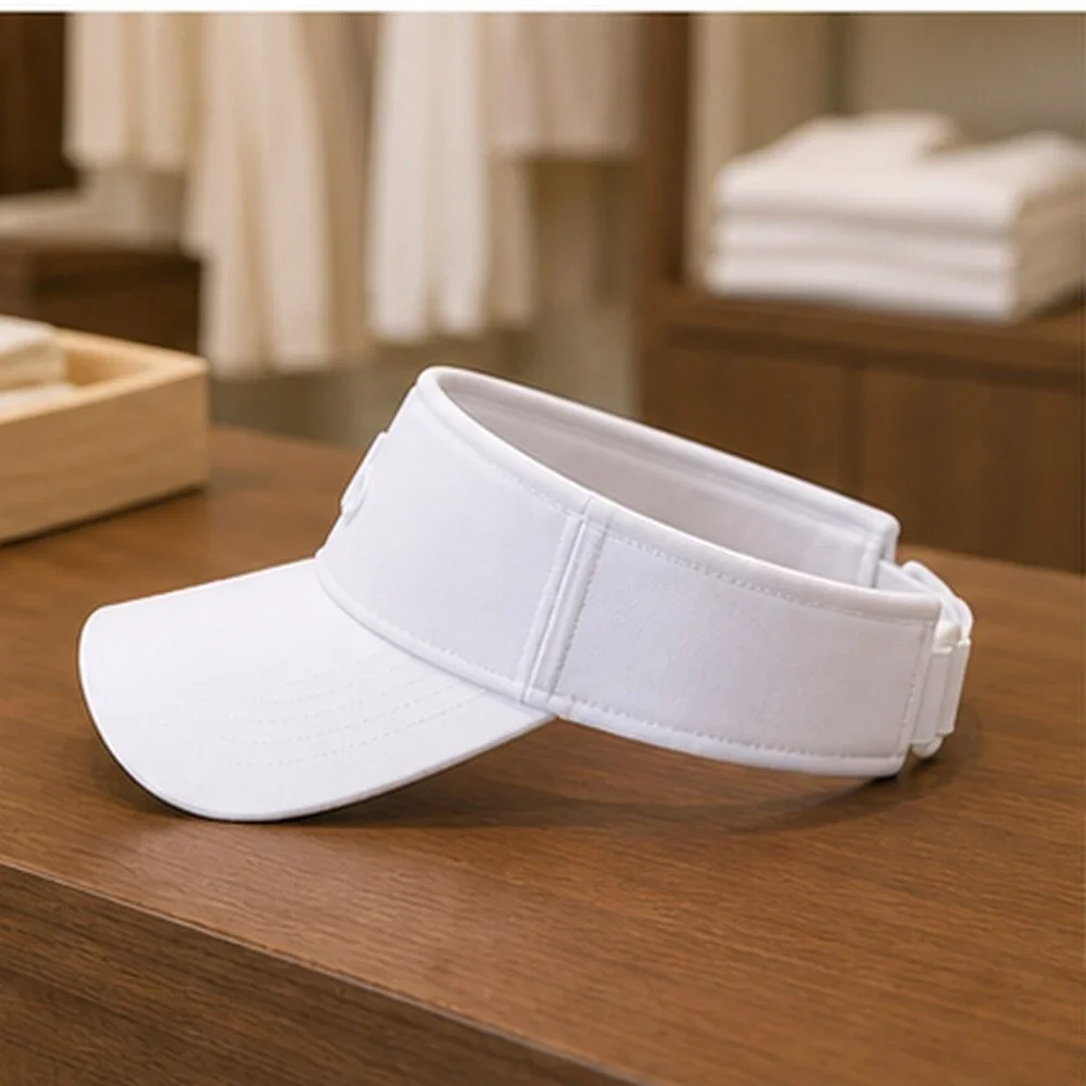 ALO Yoga White Workout Open Top Visor Hat Sporty